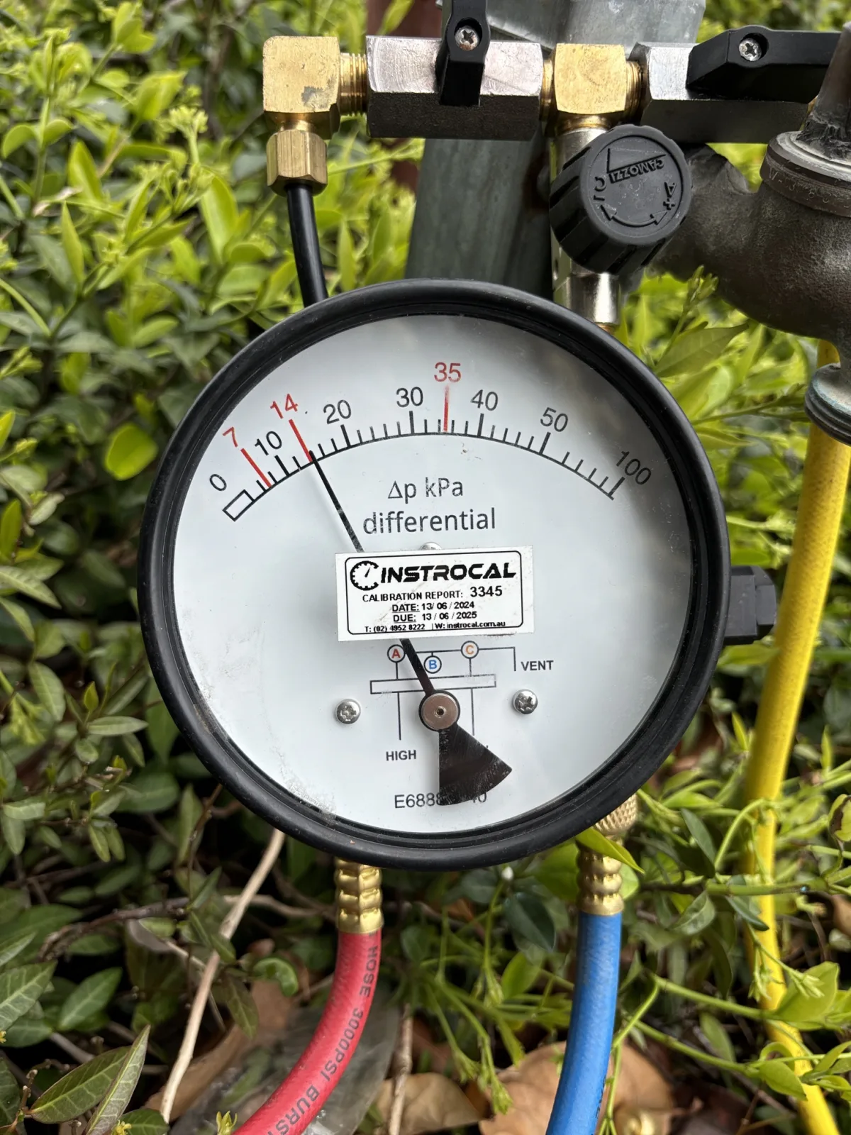 Backflow prevention device testing